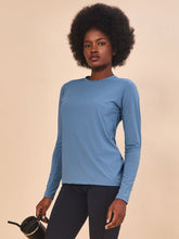 Carica l'immagine nel visualizzatore di Gallery, Image 02: Uv Line T-Shirt Longsleeve Uvpro Indigo Upf50+