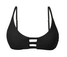 Carica l'immagine nel visualizzatore di Gallery, Product Front: Rio De Sol Haut Top Bora-Black Bra-Trio