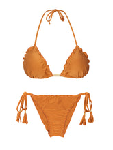 Carica l'immagine nel visualizzatore di Gallery, Product Front: Rio De Sol Ensemble Set Shimmer-Nocciola Frufru