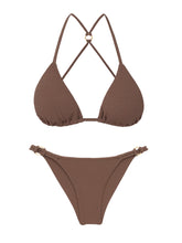 Carica l'immagine nel visualizzatore di Gallery, Product Front: Rio De Sol Ensemble Set Sand-Cappuccino Tri-Aya Cheeky-Aya