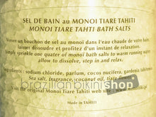 Carica l'immagine nel visualizzatore di Gallery, Product Back: Tiki Sels De Bain Tiki Sel De Bain Tiare 125 Gr