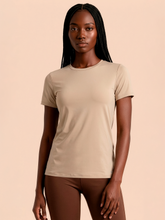 Carica l'immagine nel visualizzatore di Gallery, Gallery: Uv Line T-Shirt T-Shirt Fem New Fit Fem Sand Upf50+