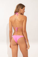 Carica l'immagine nel visualizzatore di Gallery, Model Back: Rio De Sol Bas Bottom Crespinho-Rosa Cheeky-Tie