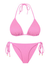 Carica l'immagine nel visualizzatore di Gallery, Product Front: Rio De Sol Ensemble Set Crespinho-Rosa Tri-Inv Cheeky-Tie