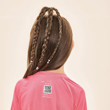 Carica l'immagine nel visualizzatore di Gallery, Image 04: Uv Line T-Shirt Acqua Qr Code Chiclete Fluor Upf50+