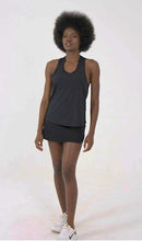 Carica l'immagine nel visualizzatore di Gallery, Product Front: Uv Line Fitness Haut Regata Sport Color Fem Preto Upf50+