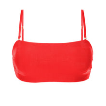 Carica l'immagine nel visualizzatore di Gallery, Product Front: Rio De Sol Haut Top Rouge Bandeau-Reto