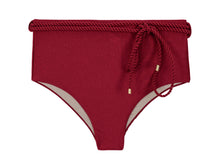 Carica l'immagine nel visualizzatore di Gallery, Product Front: Rio De Sol Bas Bottom Shimmer-Divino Belted-High-Waist