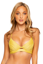Carica l'immagine nel visualizzatore di Gallery, Model Front: Luli Fama Haut Top Cut Out Luli Diva Sunset Gold