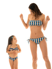 Carica l'immagine nel visualizzatore di Gallery, Model Back: Rio De Sol Deux Pièces Fille Geometric Kids