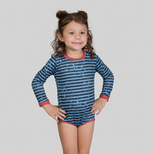 Carica l'immagine nel visualizzatore di Gallery, Gallery: Uv Line Maillot De Bain Bébé Macaquinho Baby Listras Upf50+