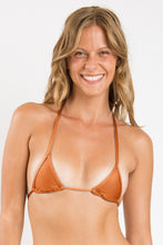 Carica l'immagine nel visualizzatore di Gallery, Gallery: Rio De Sol Haut Top Shimmer-Nocciola Tri-Mini