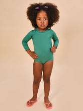 Carica l'immagine nel visualizzatore di Gallery, Image 02: Uv Line Maillot De Bain Bébé Baby Longsleeve Swimsuit Deep Sea Upf50+