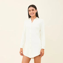 Carica l'immagine nel visualizzatore di Gallery, Image 02: Uv Line Chemise Shirtdress Copenhagen Fem Off White Upf50+