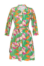 Carica l'immagine nel visualizzatore di Gallery, Product Front: Rio De Sol Chemise Green Bloom Chemise