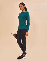 Carica l'immagine nel visualizzatore di Gallery, Image 02: Uv Line T-Shirt Longsleeve Fem New Fit Petroleo Upf50+