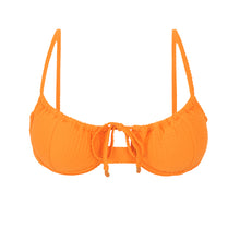 Carica l'immagine nel visualizzatore di Gallery, Product Front: Rio De Sol Haut Top Dots-Mango Balconet-Tie