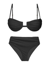 Carica l'immagine nel visualizzatore di Gallery, Product Front: Rio De Sol Ensemble Set Malibu-Black Zaya Amy