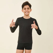 Carica l'immagine nel visualizzatore di Gallery, Image 04: Uv Line T-Shirt Longsleeve Uvpro Kids Black Upf50+