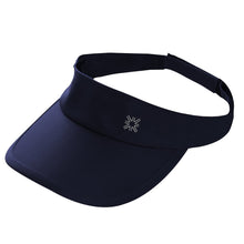 Carica l'immagine nel visualizzatore di Gallery, Product Front: Uv Line Visière Visor Athletic Dry Fem Navy Blue Upf50+