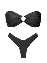 Carica l'immagine nel visualizzatore di Gallery, Product Front: Rio De Sol Ensemble Set Shimmer-Black Mavi Nara