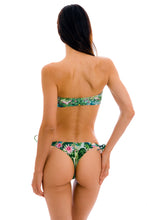 Carica l'immagine nel visualizzatore di Gallery, Model Back: Rio De Sol Ensemble Set Amazonia Bandeau-Reto Fio-Tie
