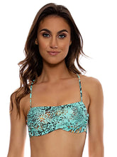 Carica l'immagine nel visualizzatore di Gallery, Image 04: Luli Fama Haut Top Square Animale Aqua