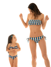 Carica l'immagine nel visualizzatore di Gallery, Model Back: Rio De Sol Deux Pièces Fille Geometric Kids
