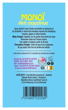 Carica l'immagine nel visualizzatore di Gallery, Product Back: Tevi Insect Repellent Monoi Anti Moustique/ Citronnelle 120Ml