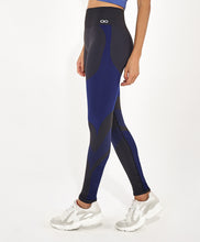 Carica l'immagine nel visualizzatore di Gallery, Image 02: Alto Giro Fitness Bas Legging Sem Costura Emana Bicolor Preto
