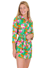 Carica l'immagine nel visualizzatore di Gallery, Image 04: Rio De Sol Chemise Green Bloom Chemise