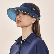 Carica l'immagine nel visualizzatore di Gallery, Image 03: Uv Line Visière Visor Bali Fem Navy Light Blue Upf50+