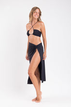 Carica l'immagine nel visualizzatore di Gallery, Image 03: Rio De Sol Jupe De Page Nero Long-Skirt-Knot