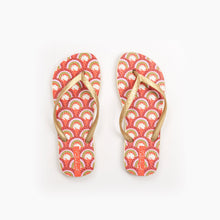 Carica l'immagine nel visualizzatore di Gallery, Product Front: Rio De Sol Tongs Floral-Scales Slim