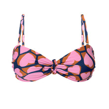Carica l'immagine nel visualizzatore di Gallery, Product Front: Rio De Sol Haut Top Amore-Pink Bandeau-Crispy