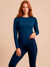 Carica l'immagine nel visualizzatore di Gallery, Gallery: Uv Line T-Shirt Longsleeve Uvpro Fem Cobalt Upf50+