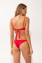 Carica l'immagine nel visualizzatore di Gallery, Model Back: Rio De Sol Bas Bottom Malibu-Malagueta Cheeky-Tie