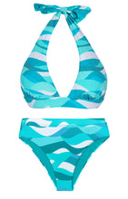 Carica l'immagine nel visualizzatore di Gallery, Product Front: Rio De Sol Ensemble Set Mayaguana Halter-Cos Hotpant-Cos