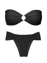 Carica l'immagine nel visualizzatore di Gallery, Product Front: Rio De Sol Ensemble Set Malibu-Black Mavi Baobi