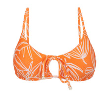 Carica l'immagine nel visualizzatore di Gallery, Product Front: Rio De Sol Haut Top Trail-Orange Tank-Tie