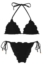 Carica l'immagine nel visualizzatore di Gallery, Product Front: Rio De Sol Ensemble Set Dots-Black Frufru