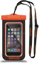 Carica l'immagine nel visualizzatore di Gallery, Model Front: Seawag Sac De Plage Seawag Black & Orange Waterproof Case 5.7