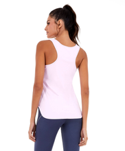 Carica l'immagine nel visualizzatore di Gallery, Model Back: Alto Giro Fitness Haut Regata Skin Fit Inspiracionais Rosa Soft