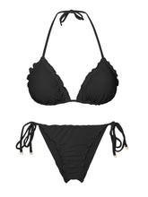 Carica l'immagine nel visualizzatore di Gallery, Product Front: Rio De Sol Ensemble Set Malibu-Black Frufru