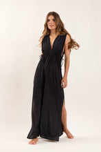 Carica l'immagine nel visualizzatore di Gallery, Image 02: Rio De Sol Vêtement De Plage Black Long Dress Soleil