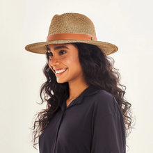 Carica l'immagine nel visualizzatore di Gallery, Image 02: Uv Line Chapeau Fedora Hat Giovana Imp Fem Mescla Upf50+