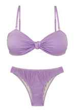 Carica l'immagine nel visualizzatore di Gallery, Product Front: Rio De Sol Ensemble Set Shimmer-Harmonia Bandeau-Joy Essential