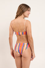 Carica l'immagine nel visualizzatore di Gallery, Model Back: Rio De Sol Haut Top Stripes Bandeau-Reto
