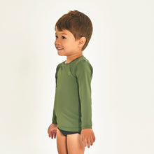 Carica l'immagine nel visualizzatore di Gallery, Image 02: Uv Line T-Shirt Longsleeve Baby Green Militar Upf50+