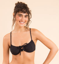 Carica l'immagine nel visualizzatore di Gallery, Image 08: Rio De Sol Haut Top Dots-Black Balconet-Tie